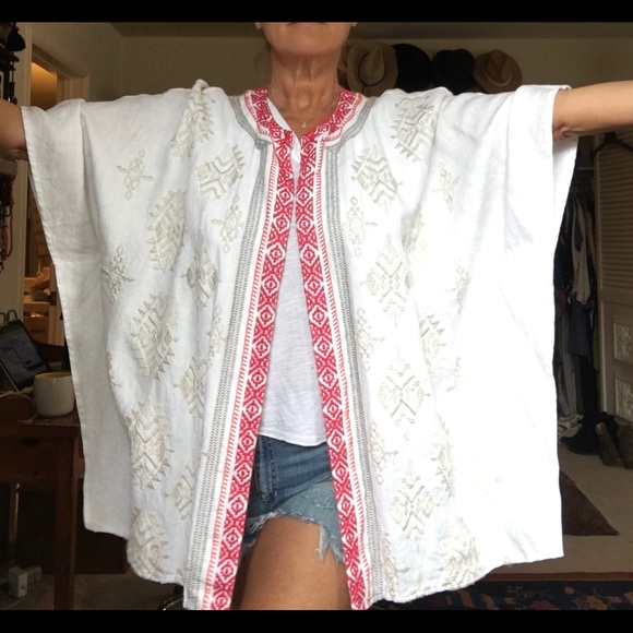 Johnny Was Linen Kimono - Picture 2 of 5